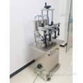 Nieuw model kleine productiemachines pneumatische aerosol blik vulmachine